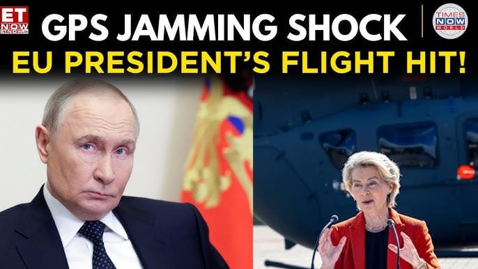 Europe Putin the blame on Russia after GPS jamming disrupts president’s plane